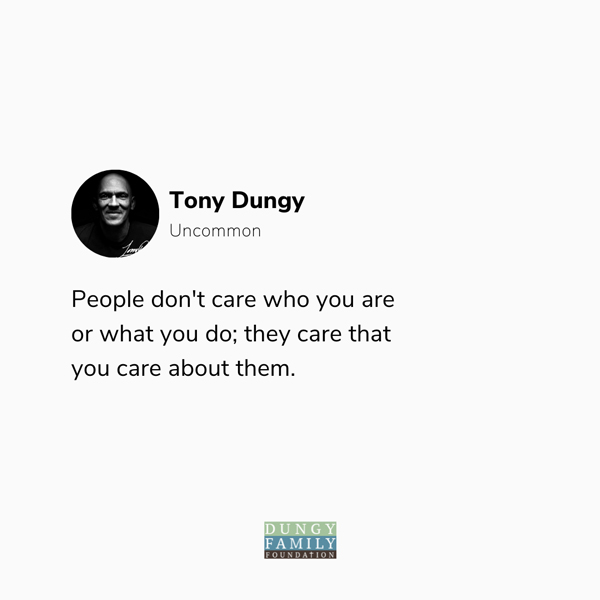 Tony Dungy quote: The secret to success is good leadership, and